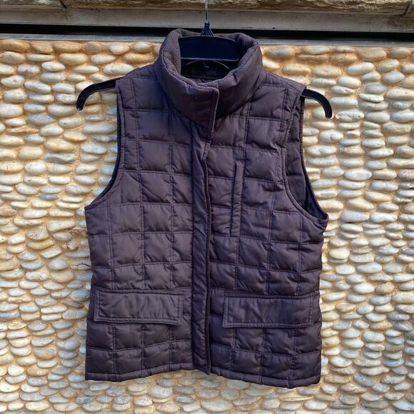 Kenneth Cole Reaction Brown Puffer Vest. Size XS. EUC! - Picture 1 of 6